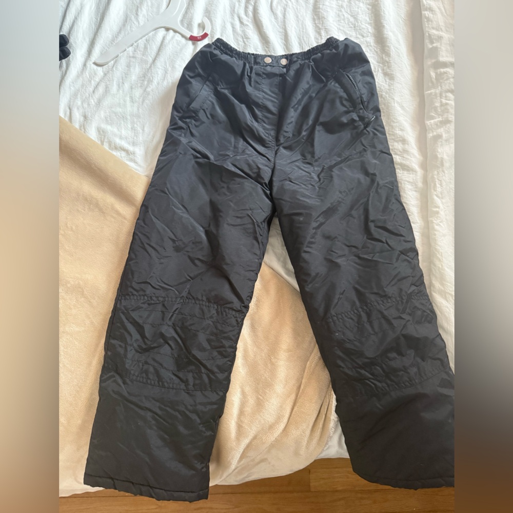 Kids Black Ski Pants